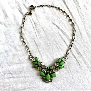 JCrew Neon Statement Necklace